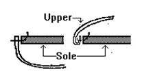 Sole to upper
